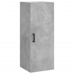 vidaXL Wandschrank Betongrau 34,5x34x90 cm