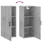 vidaXL Wandschrank Betongrau 34,5x34x90 cm vidaXL Wandschrank Betongrau 34,5x34x90 cm