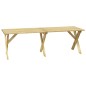 vidaXL Gartentisch 220x73x70 cm Kiefernholz Imprägniert vidaXL Gartentisch 220x73x70 cm Kiefernholz Imprägniert