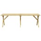 vidaXL Gartentisch 220x73x70 cm Kiefernholz Imprägniert vidaXL Gartentisch 220x73x70 cm Kiefernholz Imprägniert