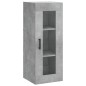 vidaXL Wandschrank Betongrau 34,5x34x90 cm vidaXL Wandschrank Betongrau 34,5x34x90 cm