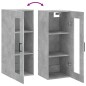 vidaXL Wandschrank Betongrau 34,5x34x90 cm vidaXL Wandschrank Betongrau 34,5x34x90 cm