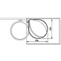 Hailo Schrank-Mülleimer Compact-Box 15 L Größe M Edelstahl 3555-101 Hailo Schrank-Mülleimer Compact-Box 15 L Größe M Edelstahl 3555-101