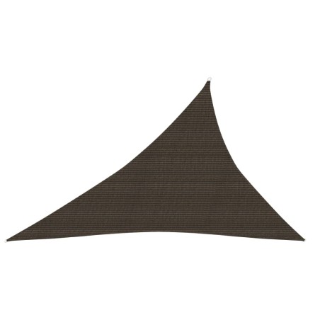 vidaXL Sonnensegel 160 g/m² Braun 4x5x6,8 m HDPE