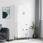 vidaXL Highboard Weiß 69,5x34x180 cm Holzwerkstoff vidaXL Highboard Weiß 69,5x34x180 cm Holzwerkstoff