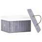 vidaXL Bambus Aufbewahrungsboxen 4 Stk. Grau vidaXL Bambus Aufbewahrungsboxen 4 Stk. Grau