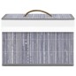 vidaXL Bambus Aufbewahrungsboxen 4 Stk. Grau vidaXL Bambus Aufbewahrungsboxen 4 Stk. Grau