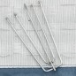 vidaXL Verdunkelungsvorhänge mit Haken Leinenoptik Blau 290x245cm