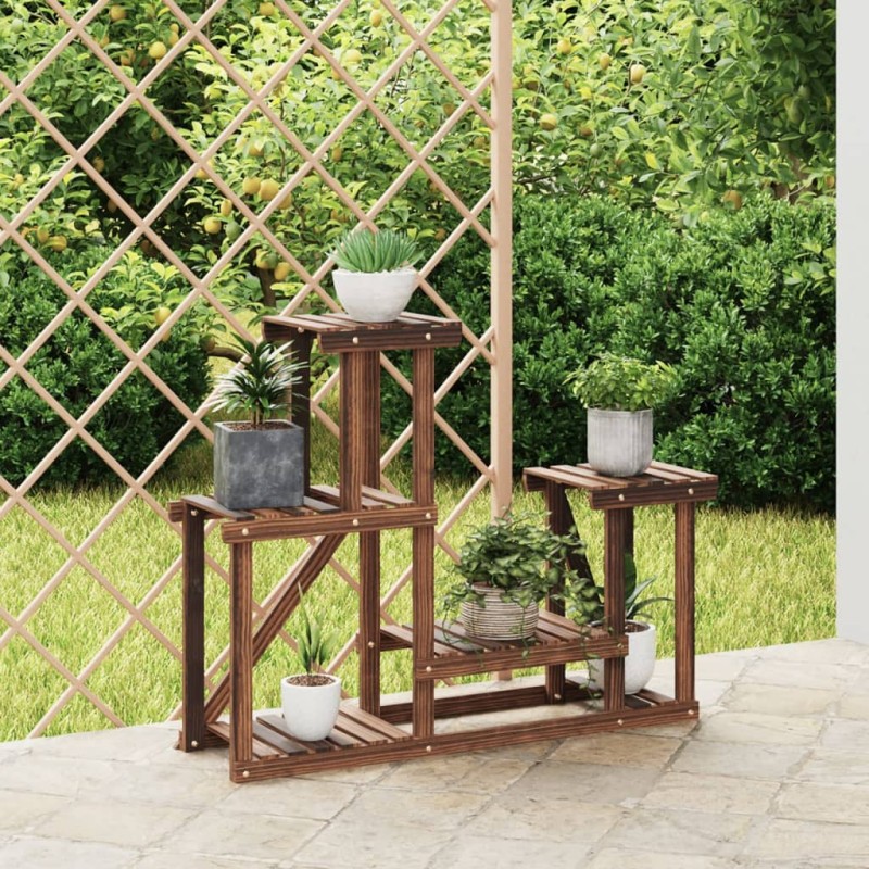 vidaXL Blumenständer 90x25x73,5 cm Massivholz Tanne vidaXL Blumenständer 90x25x73,5 cm Massivholz Tanne