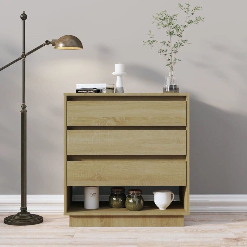 vidaXL Sideboard Sonoma-Eiche 70x41x75 cm Holzwerkstoff vidaXL Sideboard Sonoma-Eiche 70x41x75 cm Holzwerkstoff