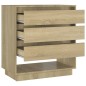 vidaXL Sideboard Sonoma-Eiche 70x41x75 cm Holzwerkstoff vidaXL Sideboard Sonoma-Eiche 70x41x75 cm Holzwerkstoff