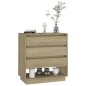 vidaXL Sideboard Sonoma-Eiche 70x41x75 cm Holzwerkstoff vidaXL Sideboard Sonoma-Eiche 70x41x75 cm Holzwerkstoff