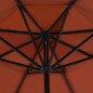 Sonnenschirm mit Schirmständer Terrakotta-Rot Sonnenschirm mit Schirmständer Terrakotta-Rot