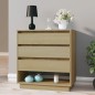 vidaXL Sideboard Sonoma-Eiche 70x41x75 cm Holzwerkstoff vidaXL Sideboard Sonoma-Eiche 70x41x75 cm Holzwerkstoff
