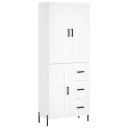 vidaXL Highboard Weiß 69,5x34x180 cm Holzwerkstoff