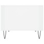 vidaXL Couchtisch Hochglanz-Weiß 60x50x40 cm Holzwerkstoff vidaXL Couchtisch Hochglanz-Weiß 60x50x40 cm Holzwerkstoff