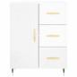 vidaXL Sideboard Hochglanz-Weiß 69,5x34x90 cm Holzwerkstoff vidaXL Sideboard Hochglanz-Weiß 69,5x34x90 cm Holzwerkstoff