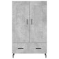 vidaXL Highboard Betongrau 69,5x31x115 cm Holzwerkstoff vidaXL Highboard Betongrau 69,5x31x115 cm Holzwerkstoff