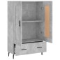 vidaXL Highboard Betongrau 69,5x31x115 cm Holzwerkstoff vidaXL Highboard Betongrau 69,5x31x115 cm Holzwerkstoff