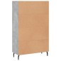 vidaXL Highboard Betongrau 69,5x31x115 cm Holzwerkstoff vidaXL Highboard Betongrau 69,5x31x115 cm Holzwerkstoff