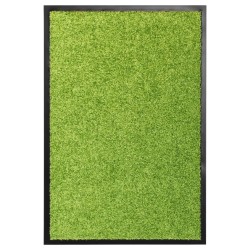 vidaXL Fußmatte Waschbar Grün 40x60 cm 