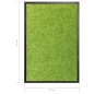 vidaXL Fußmatte Waschbar Grün 40x60 cm vidaXL Fußmatte Waschbar Grün 40x60 cm