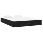 vidaXL Massivholzbett Schwarz 140x190 cm