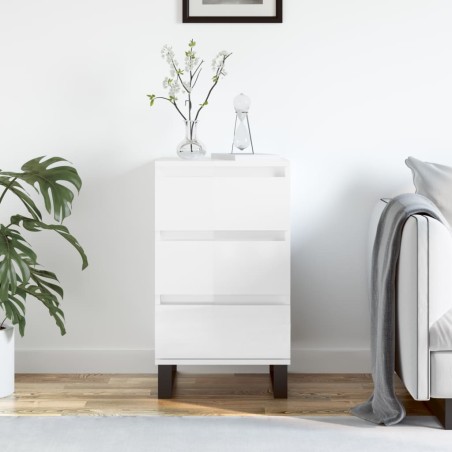 vidaXL Sideboard Hochglanz-Weiß 40x35x70 cm Holzwerkstoff