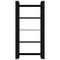 vidaXL Bücherregal/Raumteiler Schwarz 80x35x160 cm Massivholz vidaXL Bücherregal/Raumteiler Schwarz 80x35x160 cm Massivholz