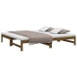vidaXL Tagesbett Ausziehbar Honigbraun 2x(75x190) cm Massivholz Kiefer vidaXL Tagesbett Ausziehbar Honigbraun 2x(75x190) cm Massivholz Kiefer