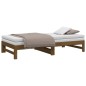 vidaXL Tagesbett Ausziehbar Honigbraun 2x(75x190) cm Massivholz Kiefer vidaXL Tagesbett Ausziehbar Honigbraun 2x(75x190) cm Massivholz Kiefer