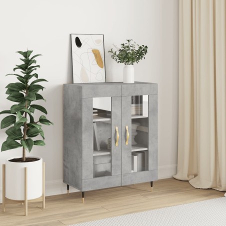 vidaXL Sideboard Betongrau 69,5x34x90 cm Holzwerkstoff