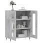 vidaXL Sideboard Betongrau 69,5x34x90 cm Holzwerkstoff vidaXL Sideboard Betongrau 69,5x34x90 cm Holzwerkstoff