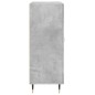 vidaXL Sideboard Betongrau 69,5x34x90 cm Holzwerkstoff vidaXL Sideboard Betongrau 69,5x34x90 cm Holzwerkstoff