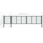 vidaXL Gartentor Stahl 500×100 cm Grün vidaXL Gartentor Stahl 500×100 cm Grün
