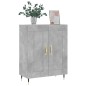 vidaXL Sideboard Betongrau 69,5x34x90 cm Holzwerkstoff vidaXL Sideboard Betongrau 69,5x34x90 cm Holzwerkstoff