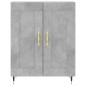 vidaXL Sideboard Betongrau 69,5x34x90 cm Holzwerkstoff vidaXL Sideboard Betongrau 69,5x34x90 cm Holzwerkstoff