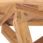 vidaXL Garten-Esstisch Ø110x75 cm Massivholz Teak vidaXL Garten-Esstisch Ø110x75 cm Massivholz Teak