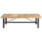 vidaXL Couchtisch 142x90x42 cm Massivholz Mango vidaXL Couchtisch 142x90x42 cm Massivholz Mango