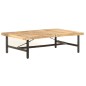 vidaXL Couchtisch 142x90x42 cm Massivholz Mango vidaXL Couchtisch 142x90x42 cm Massivholz Mango