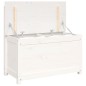 vidaXL Sitzbank Weiß 80x41x77 cm Massivholz Kiefer vidaXL Sitzbank Weiß 80x41x77 cm Massivholz Kiefer