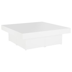 vidaXL Couchtisch Weiß 90x90x28 cm Holzwerkstoff