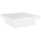 vidaXL Couchtisch Weiß 90x90x28 cm Holzwerkstoff vidaXL Couchtisch Weiß 90x90x28 cm Holzwerkstoff