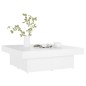 vidaXL Couchtisch Weiß 90x90x28 cm Holzwerkstoff vidaXL Couchtisch Weiß 90x90x28 cm Holzwerkstoff