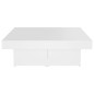 vidaXL Couchtisch Weiß 90x90x28 cm Holzwerkstoff vidaXL Couchtisch Weiß 90x90x28 cm Holzwerkstoff