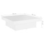 vidaXL Couchtisch Weiß 90x90x28 cm Holzwerkstoff vidaXL Couchtisch Weiß 90x90x28 cm Holzwerkstoff