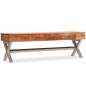 vidaXL TV-Schrank mit Schubladen Massiv Akazie Palisander-Finish 140cm vidaXL TV-Schrank mit Schubladen Massiv Akazie Palisander-Finish 140cm