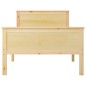 vidaXL Massivholzbett Kiefer 90x200 cm vidaXL Massivholzbett Kiefer 90x200 cm