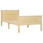 vidaXL Massivholzbett Kiefer 90x200 cm vidaXL Massivholzbett Kiefer 90x200 cm
