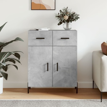 vidaXL Sideboard Betongrau 69,5x34x90 cm Holzwerkstoff